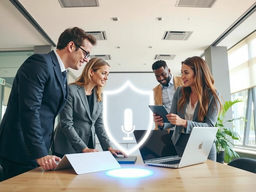 Business team collaborating with fast internet